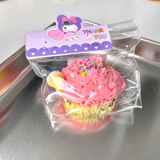 Macaron Cupcake Squishy Toy