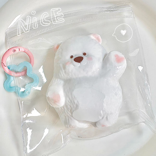 Waving Bear Squishy Toy