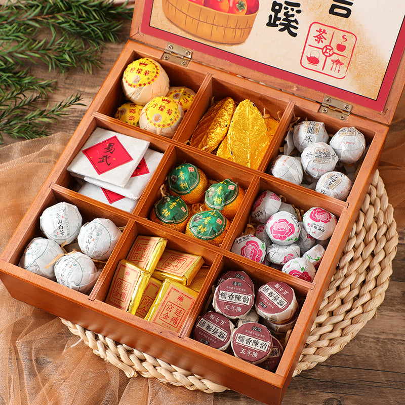 Flower tea gift box