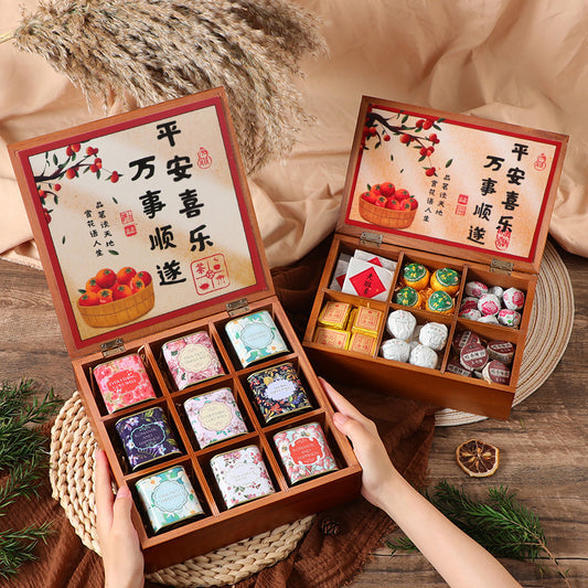 Flower tea gift box