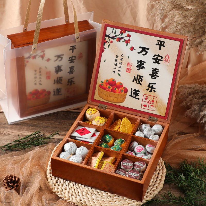 Flower tea gift box