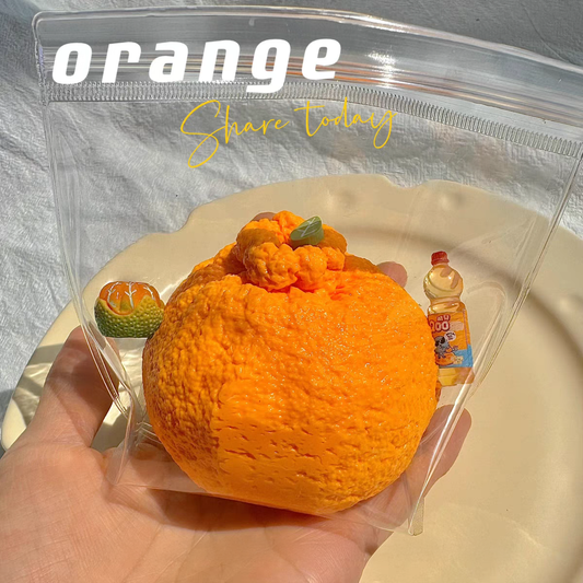 Orange Squishy Toy