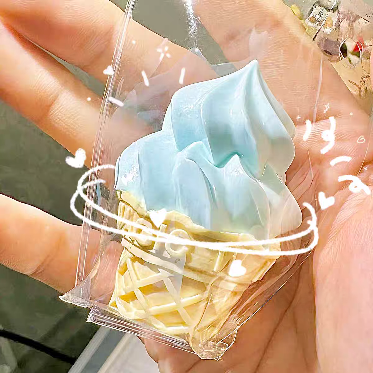 Ice Cream Cone Squishy Toy