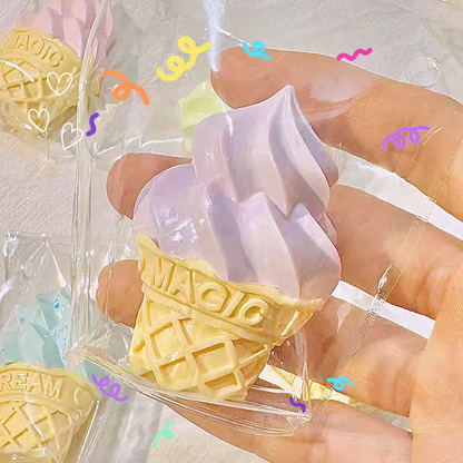 Ice Cream Cone Squishy Toy