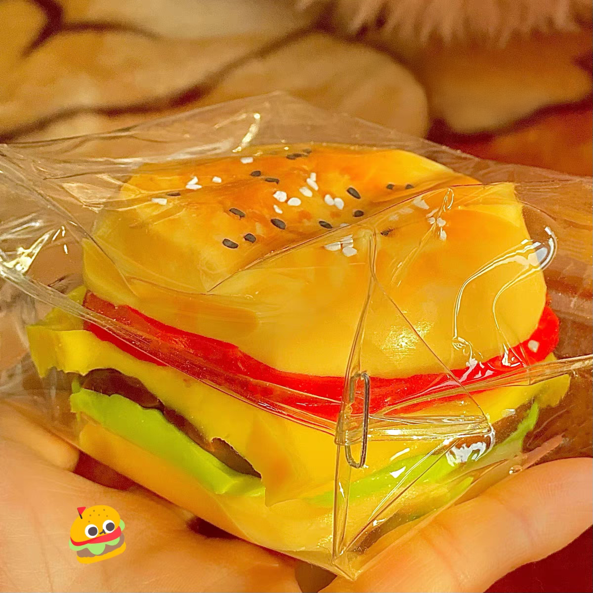 Hamburger Squishy Toy