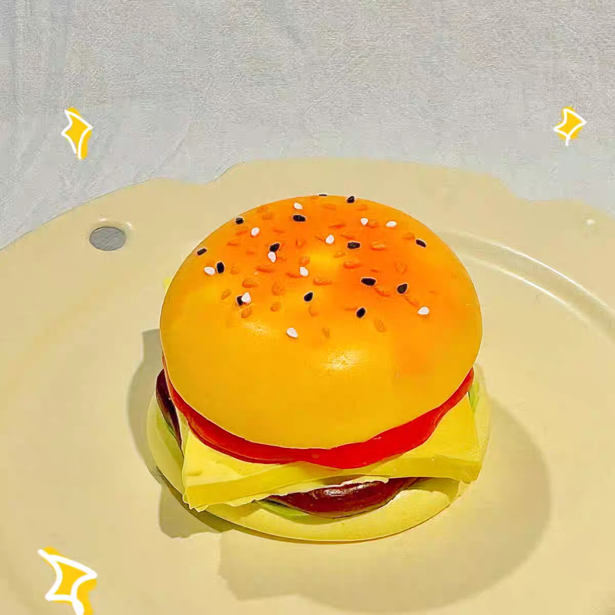 Big Hamburger Squishy Toy