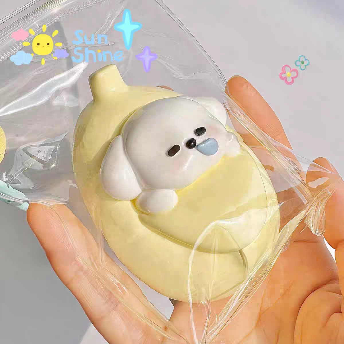 Sleeping Puppy Squishy Toy