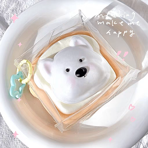 Puppy Toast Squishy Toy